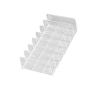 Woideklu Sturdy And Compact 7-slot Acrylic False Eyelash Organizer