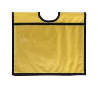 Woideklu Traffic Cone with Pocket and Warning Message for Community Members, Yellow