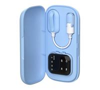 Woideklu USB Bedwetting Alarm, Large Display, Made of Polypropylene, Suitable for Children, Adults and Seniors, Blue