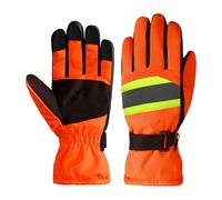 Woideklu Winter Work Gloves, Thermal, Resistant, Thick and Waterproof, with Reflective Protection for Cycling and Construction, Style B