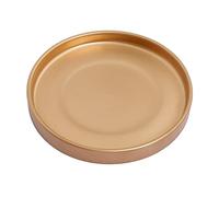 Woiida Ceramic Saucer 9 inch Round Saucer for Succulent Planter | Planter Tray (Gold, 9 inch)