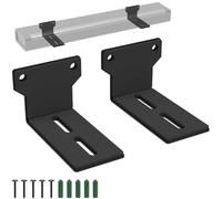 woiron Universal Soundbar Wall Mount Bracket Floating Wall Shelf Compatible for Samsung, Sony, LG,Vizio, Bose and More,Soundbar Mounting Bracket Shelf Mount Under TV (2 pcs)