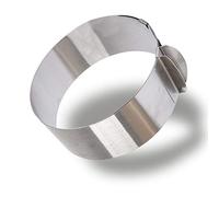 WOIWO 1 PCS Stainless Steel Round Mousse Ring Cake Mold 6-12"Retractable Adjustable Rim Baking Tool