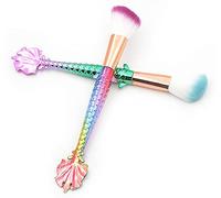 WOIWO 2 PCS Beauty Fishtail Contour Brush Small Fish High Gloss Repair Face Brush Makeup Makeup Tools