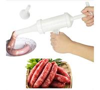 WOIWO 2 PCS Hand Operated Household Sausage Enema Funnel pig Sausage Enema Kitchen Tool