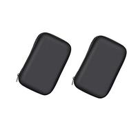 WOIWO 2PCS EVA Bag Mobile Hard Disk/Small Items Storage Bag / 3C Digital Product Storage Bag