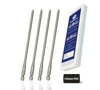 WojBear 4 PCS 156mm PH2 Dry Wall Screwdriver Bit Compatible with Dewalt DCF6202