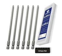 WojBear 6 PCS 157mm PH2 Dry Wall Screwdriver Bit Compatible with Makita BFR550 6843 DFR550