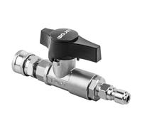 WOJET Ball Valve Pressure Washer, Industrial-Grade DN10 Shutoff Ball Valve, Quick Switching Between Surface Cleaner/Gun, 3/8" Quick-Connect, Stainless Steel, 5000PSI for Pressure Washing, Soft Washing