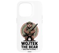 Wojtek Bear Soldier Artillery Case for iPhone 15 Pro