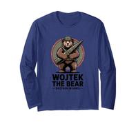 Wojtek Bear Soldier Artillery Long Sleeve T-Shirt
