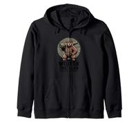 Wojtek The Bear Soldier History Zip Hoodie