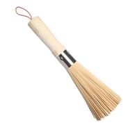 Wok Brush for Carbon Steel, Wok Brush, Wood Brush for Cleaning Pots | With Gutter Loop, Non-Nuclear Washing Tools for Cast Iron Care Home or Home Use