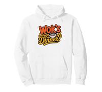 Wok Dinner Pad Thai Home Cook Cuisine Humor Cooking Pun Pullover Hoodie