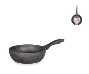 Wok H&h A Handle Non-Stick Stone For Induction Gray Color 20Cm