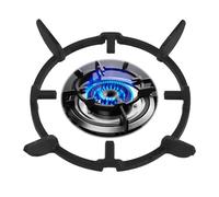 Wok Ring, 17cm Diameter Cast Iron Wok Support Ring, Universal Stove Rack, Stove Pan Support for Wok Gas Hob, Non Slip Cooktop Range Pan Rack, Stove Accessories, Stand for Cooktop Range Pan, Milk Pot