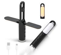 wokdsbl 2 in1 Emergency Light and Bivvy Light, Camping Lights Rechargeable, 5 Light Modes,1200mAh Foldable Tent Light with Hook for Hiking Gear, Emergency Lighting, Fishing, Camping Equipment