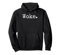 Woke Ideology Statement Word Choice Trendy Slogan Pullover Hoodie