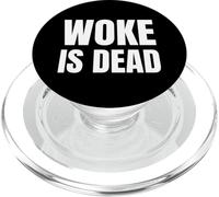 Woke Is Dead Funny Ironic SP Refernce PopSockets PopGrip for MagSafe