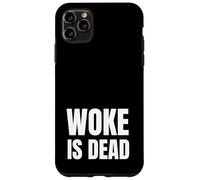 Woke Is Dead Funny SP Reference Ironic Humor Brainrot Case for iPhone 11 Pro Max