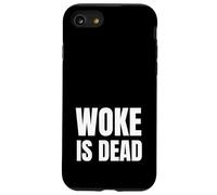 Woke Is Dead Funny SP Reference Ironic Humor Brainrot Case for iPhone SE (2020) / 7/8