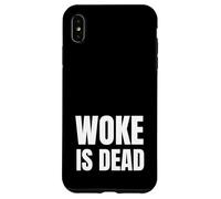Woke Is Dead Funny SP Reference Ironic Humor Brainrot Case for iPhone XS Max