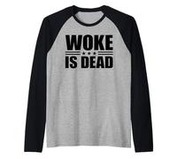 Woke is Dead Raglan Baseball Tee