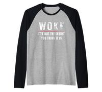 Woke It's Not The Insult You Think It is Anti-Oligarchy Raglan Baseball Tee