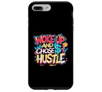 Woke Up And Chose Hustle Graffiti Motivational Entrepreneur Case for iPhone 7 Plus/8 Plus