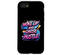Woke Up And Chose Hustle Graffiti Motivational Entrepreneur Case for iPhone SE (2020) / 7 / 8