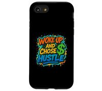 Woke Up And Chose Hustle Graffiti Motivational Entrepreneur Case for iPhone SE (2020) / 7 / 8