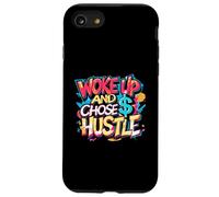 Woke Up And Chose Hustle Graffiti Motivational Entrepreneur Case for iPhone SE (2020) / 7 / 8
