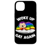 Woke Up Gay Again Gay Sleeping Sloth Pride Case for iPhone 14 Plus