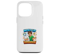 Woke Up Offended Funny Morning Mood Character Case for iPhone 13 Pro