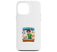 Woke Up Offended Funny Morning Mood Character Case for iPhone 13 Pro Max
