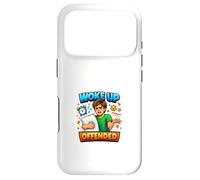 Woke Up Offended Funny Morning Mood Character Case for iPhone 17 Pro