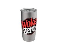 Woke Zero Ironic Anti Wroke Design Stainless Steel Insulated Tumbler