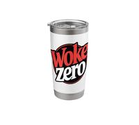 Woke Zero Ironic Anti Wroke Design Stainless Steel Insulated Tumbler