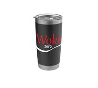 Woke Zero Ironic Anti Wroke Design Stainless Steel Insulated Tumbler