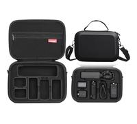 WOKEMA Father&I Osmo Camera Pocket 3 Combo Accessories Only (Carry-ing) Protective Protector Carrier Case Hard Storage Bag Holder for DJI Osmo Pocket 3 Bundle Crossbody &Cuter Two Way Zipper, Black