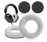 WOKICOR Ear Pads Replacement for Beyerdynamic DT 770 Pro, DT 990 Pro, Soft Velour Replacement Ear Pads Compatible with BeyerdynamicDT990 / DT880 / DT770 PRO Headphones, Grey