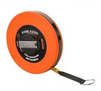 WOKIN 30m*12.5mm Long Fiberglass Measuring Tape, Gauge Measure Ruler Tools for DIY or Building Requirements Surveyors and Engineers Site use Measurements with Metric