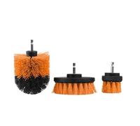 Wokin 3PCS Grout Power Drill Brush Set Scrubber Cleaning Kit for Bathroom, Kitchen, Tiles, Corners, Toilet, Bathtub, Floor & Car Detailing