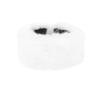 Wokuaile Womens Faux Fur Headband Winter Elastic Furry Ear Warmers Soft Fuzzy Earmuff Headwrap White