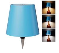 WOKWOYIO Wireless Bottle Lamp， Wireless Lamps Rechargable, Touch Control Stepless Dimming 3 Color Temperatures Bottle Lamp Kit Lampshade for Bar,Restaurant，Room Decor