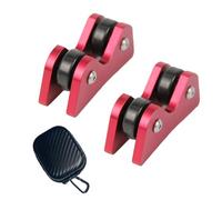 Wokyo 2Pcs Billiard Cue Straightness Checker, Pool Cue Roller Detector for Billiards Snooker Shaft Inspection, Anodized Aluminum Alloy with Precision Bearings, Cue Maintenance & Training Tool