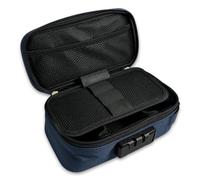 Wokyo Large Capacity Smell Proof Bag,Reliable Odor Proof Lockable Storage Pouch Fiber Carbon Inner Layer Odor Barrier Container Zipper Sealed Organizer Case for Household Personal Item Arrangement