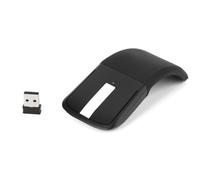 Wokyo Microsoft Wireless Mouse Portable Foldable Optical Mouse Ergonomic Wireless Gaming Mouse with USB Receiver Office Tools Black