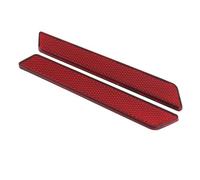 Wokyo Red Saddlebag Latch Cover Reflectors Fit for Harley Davidson 2014-2025 Electra Glide Road Glide Road King Ultra Limited, Hard Reflector Inserts for Side Visibility Enhancement