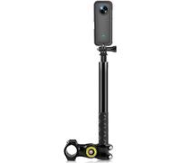 Wokyo Stable Aluminum Motorcycle Bicycle Camera Mount, Shock-Proof Panoramic Capture for Insta 360 One×2/×3 and Other Action Cameras Fits 29mm-32mm Handlebars for Off-Road Adventures
